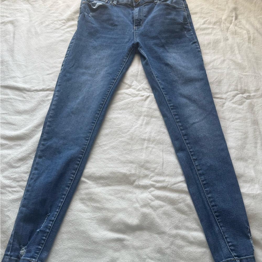Stylish Blue Skinny Jeans for Women
